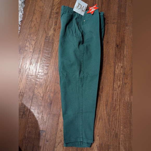 Vintage 80s IMAGE Curvy Tapered High Waist Green Jeans Sz 44,  approx18-20W - Picture 3 of 7